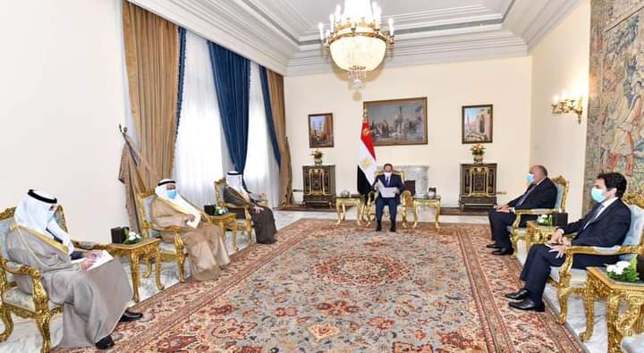 الرئيس المصري يثمن سياسة الكويت "الرشيدة والرصينة" في مواجهات التحديات العربية