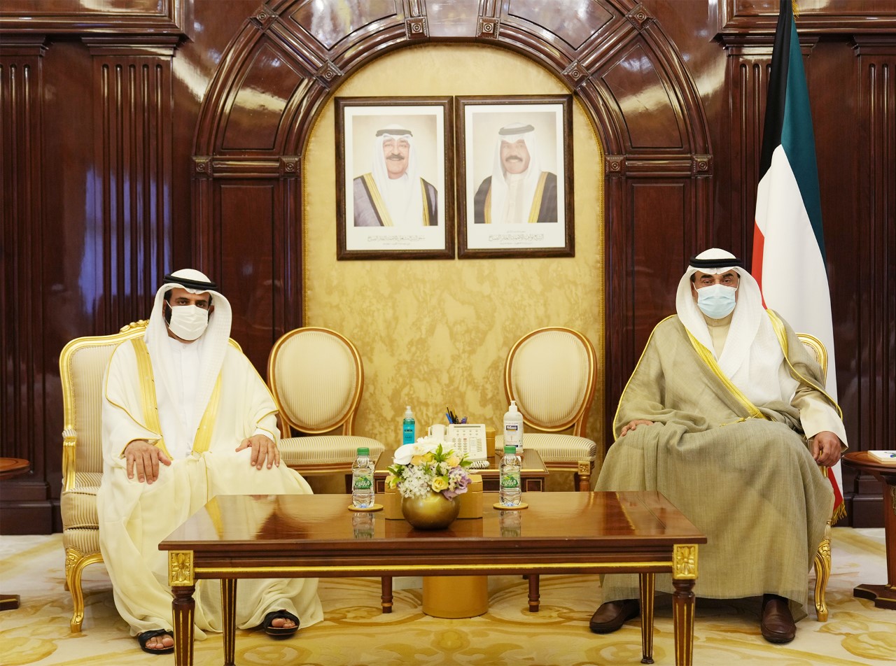 سمو رئيس الوزراء يستقبل نائب رئيس مجلس الأمة و النائب الأول لرئيس (الاتحادي الإماراتي)