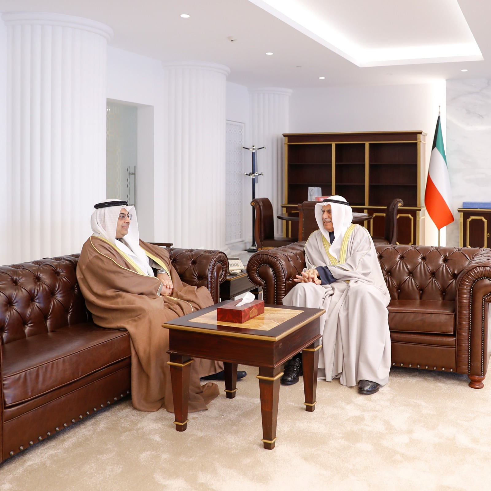 السعدون يستقبل سفير الكويت لدى رومانيا