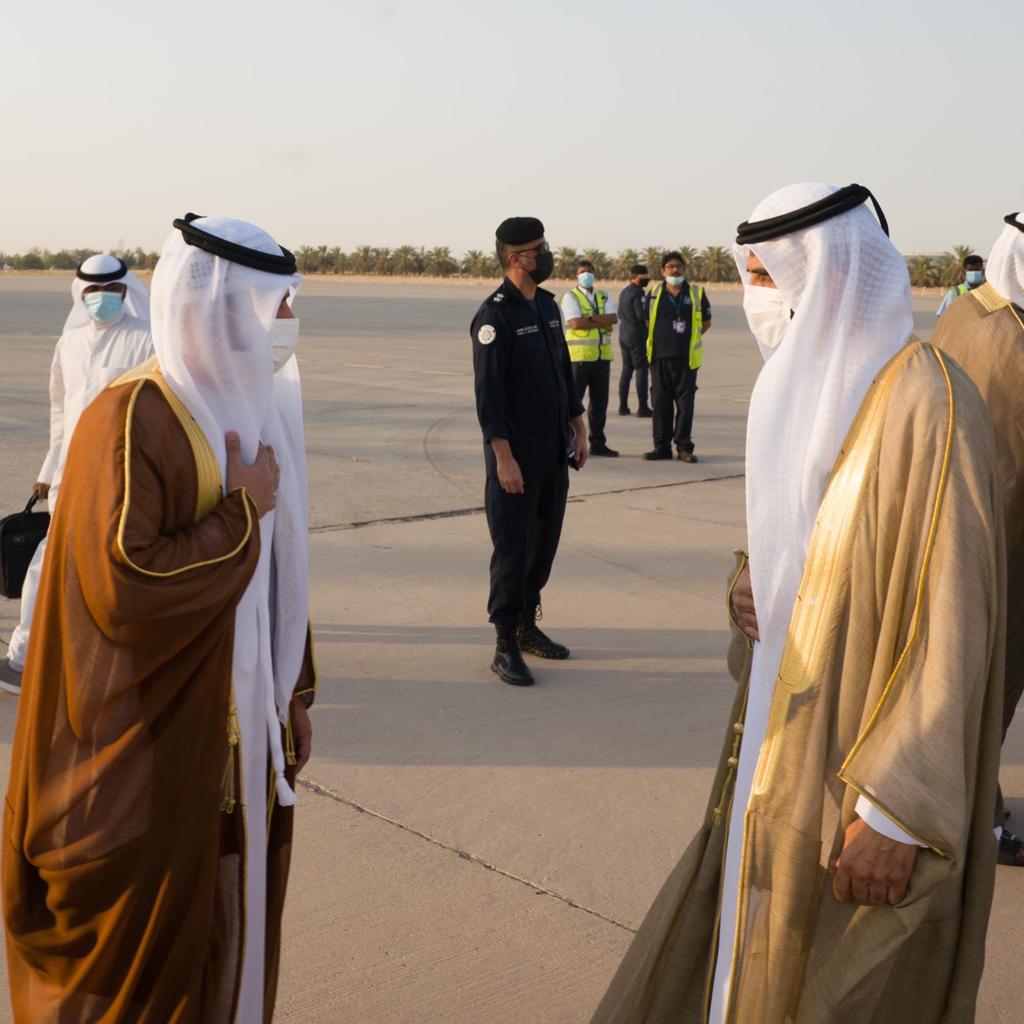  النائب الأول لرئيس المجلس الوطني الاتحادي الاماراتي يصل الى البلاد في زيارة رسمية