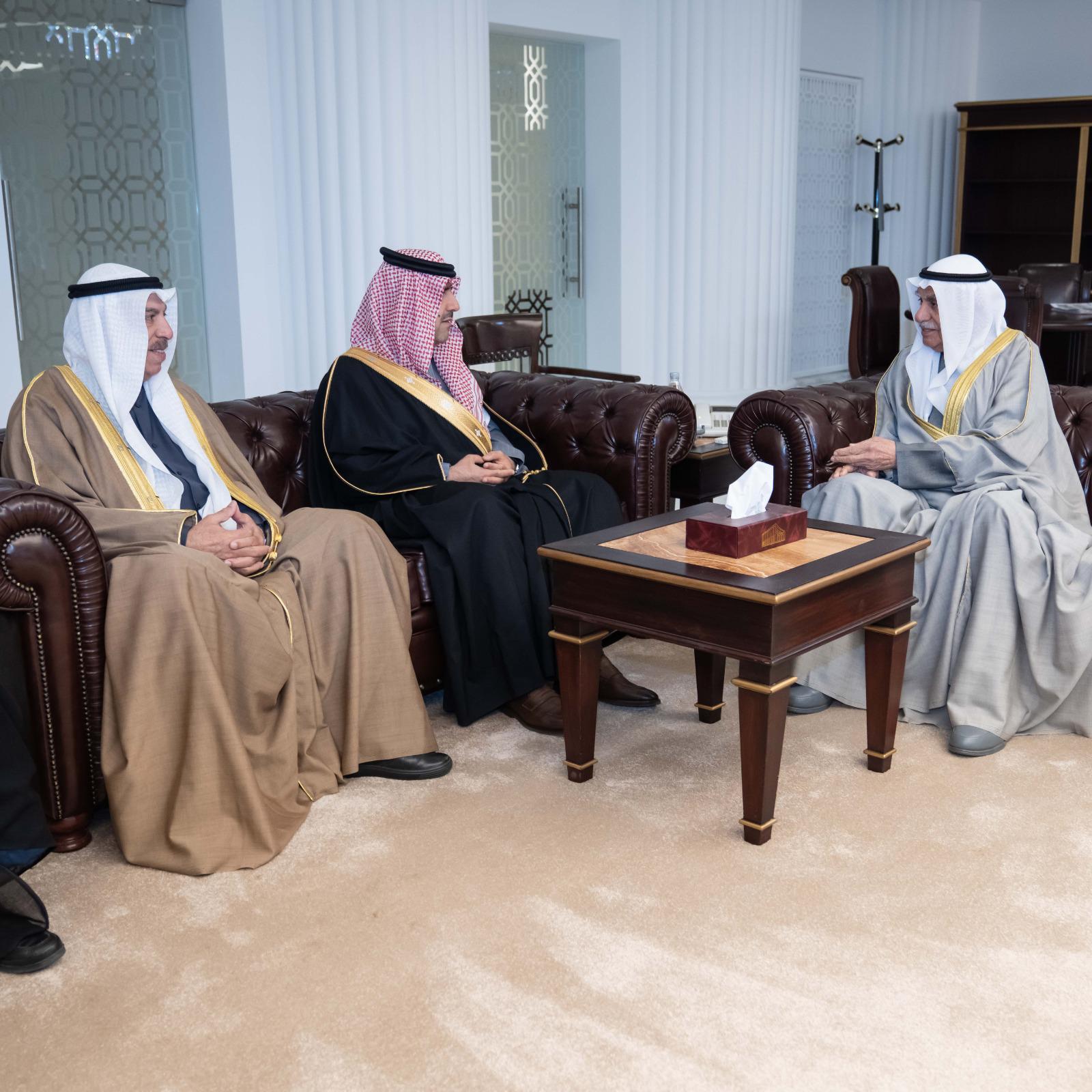 السعدون يستقبل رئيس ديوان المحاسبة السعودي