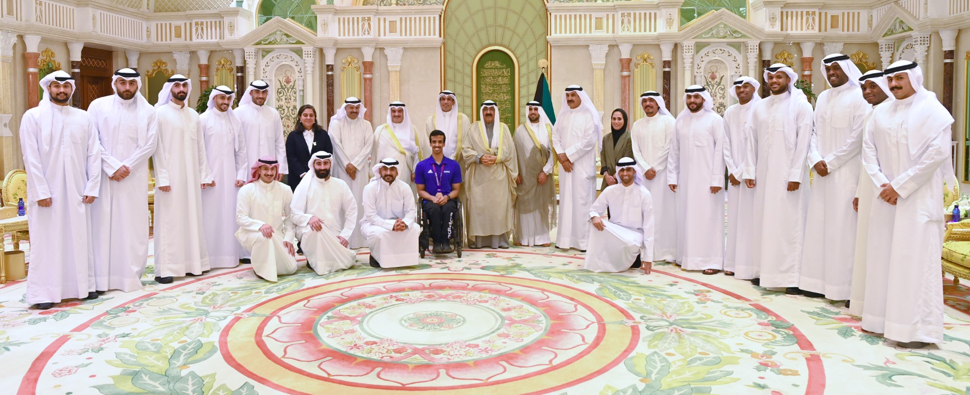 سمو ولي العهد يستقبل اللاعبين الكويتيين الحاصلين على ميداليات بدورة الألعاب الآسيوية الـ19 في الصين
